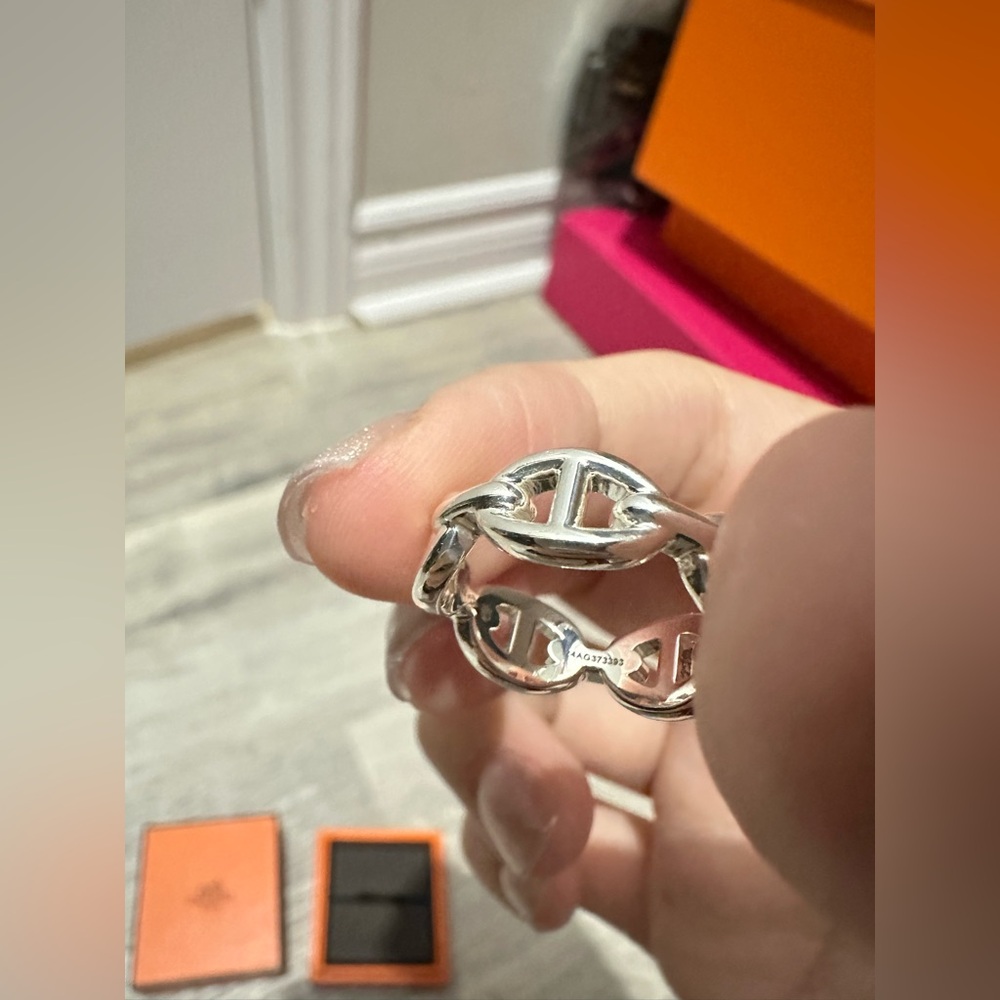 Authentic BNIB Hermes Chaine d'ancre Enchainee ring - Picture 4 of 6